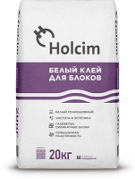 Белый клей для блоков Holcim 20кг
