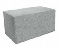 Блок пескоцементный полнотелый фундаментный 390x190x188