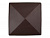 Колпак заборный  (46х46) коричневый