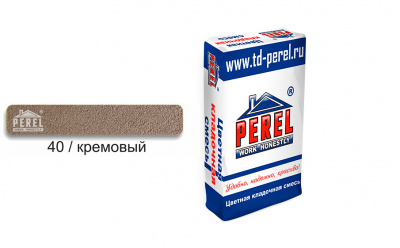 Цветной кладочный раствор PEREL NL 0140 кремовый, 25 кг