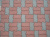 Тротуарная плитка Волна красная 60 мм